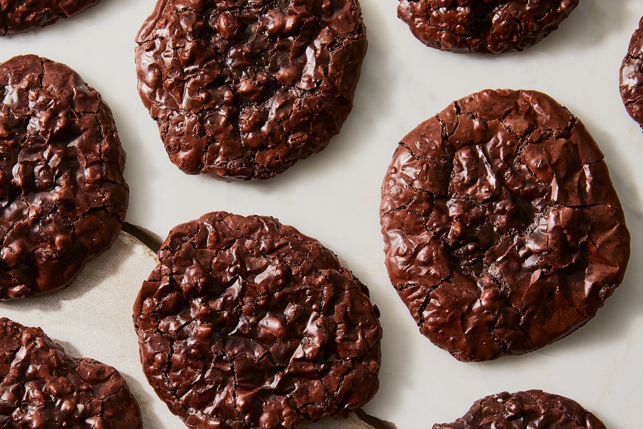 Chocolate Walnut Flourless Cookies